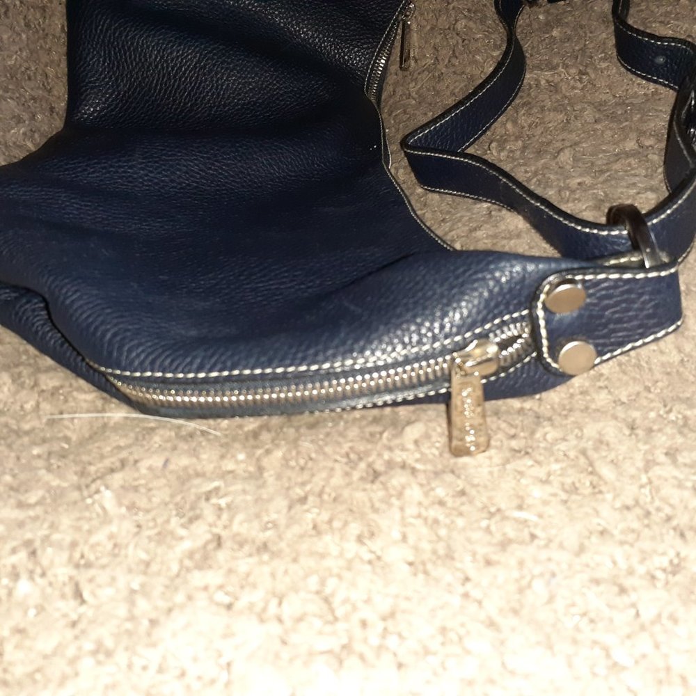 KESSLORD PARISS-Navy Blue Pebbled Leather - Picture 5 of 6